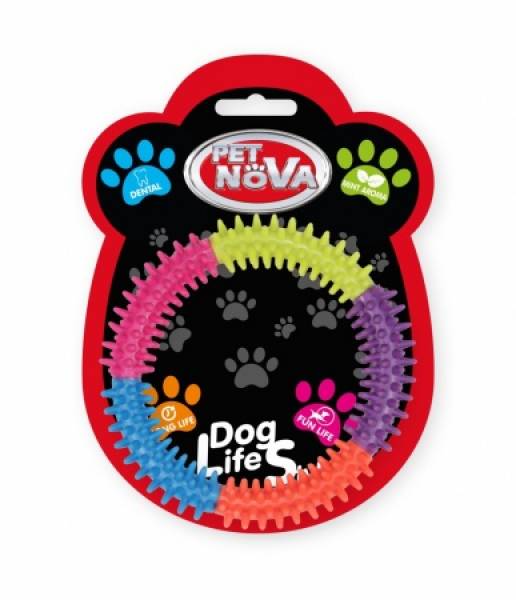 DOG LIFE STYLE Ringo Dental 15cm, bunt, Minzaroma